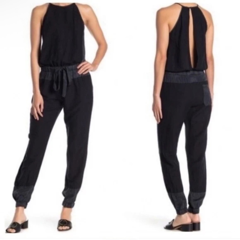 Young Fabulous & Broke| Black Lightweight jumpsuit